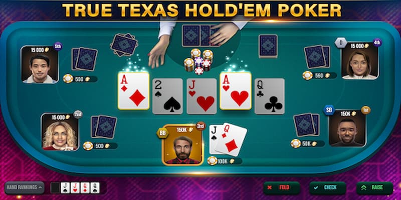 Quy trình diễn ra một ván game Texas Hold’em cực chi tiết cho tân thủ