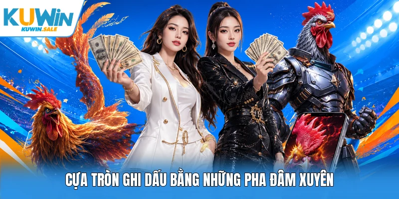 Cựa tròn ghi dấu bằng những pha đâm xuyên