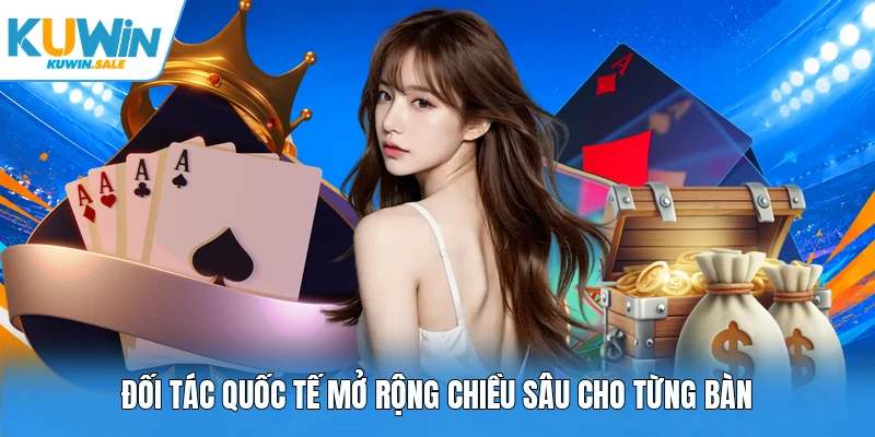 Đối tác quốc tế mở rộng chiều sâu cho từng bàn